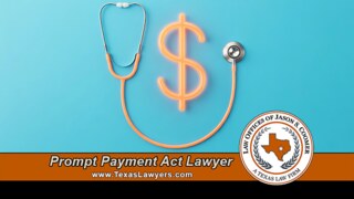 Stethoscope wrapped around a glowing dollar sign, representing medical providers seeking prompt payment from Texas insurers