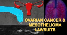 This is a picture of a lungs and ovaries that symbolize a Texas baby powder cancer lawyer.