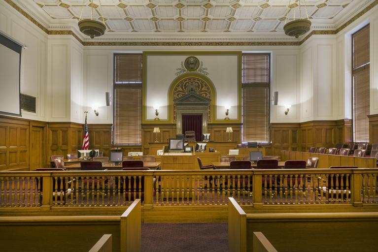 This is a picture of a courtroom that symbolizes where many Texas Will Contest Lawsuits are litigated.